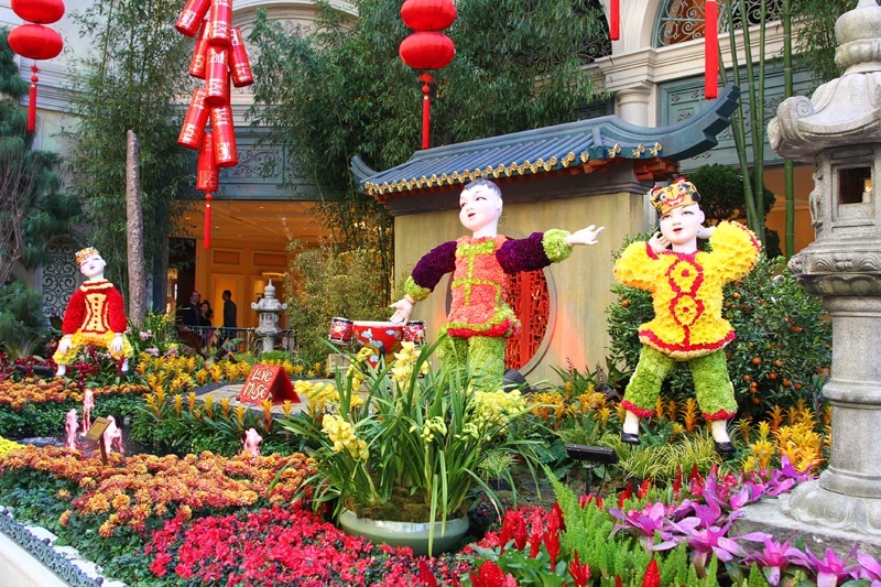 Bellagio Chinese New Year 2014 Display Gets Its Bloom On | Vital Vegas Blog