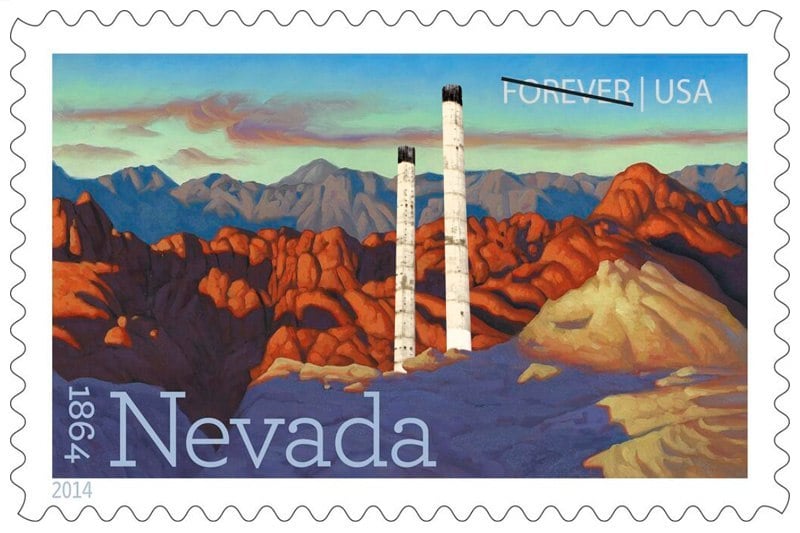  Nevada stamp