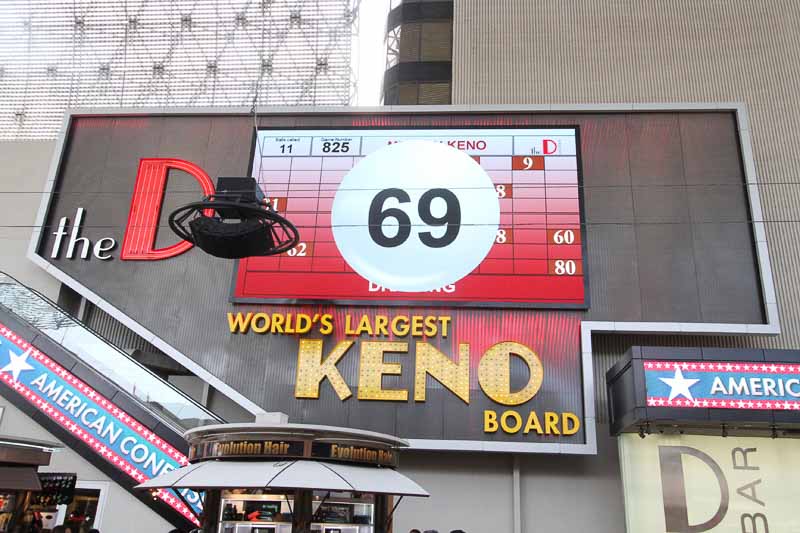 Worlds biggest keno board